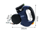 2-in-1 Retractable Dog Leash in use on a walk