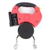 2-in-1 Retractable Dog Leash color options