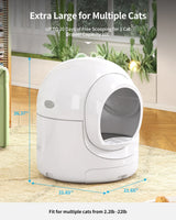 85L Self-Cleaning Litter Box control panel close-up