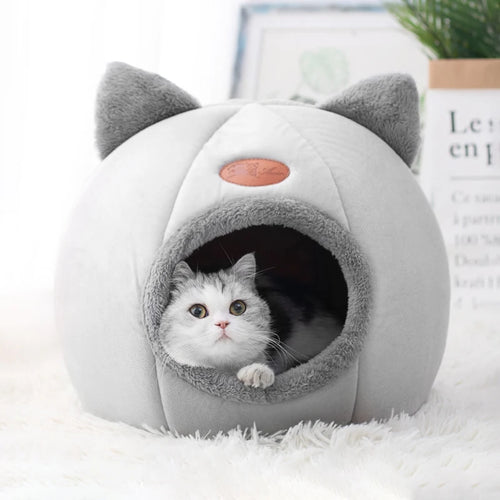 SnuggleNest Cave Bed plush interior close-up