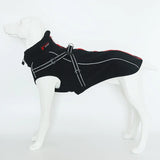 Reflective Dog Jacket fleece lining detail