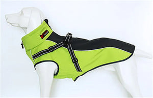 All-Weather Reflective Dog Jacket with Built-In Harness
