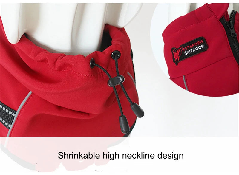 All-Weather Reflective Dog Jacket with Built-In Harness