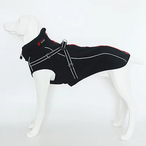 All-Weather Reflective Dog Jacket with Built-In Harness