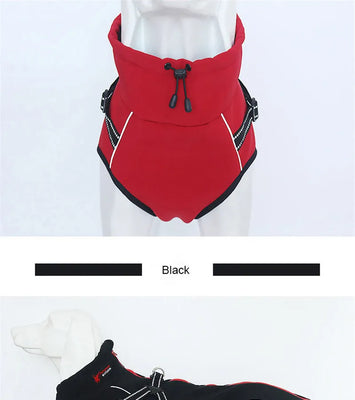 All-Weather Reflective Dog Jacket with Built-In Harness