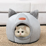 SnuggleNest Cave Bed with a pet resting inside