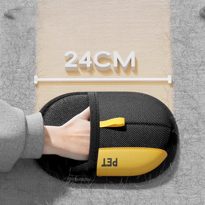 Pet Grooming Glove Brush - Gentle & Effective Hair Removal