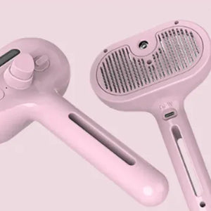 Easy-Clean Pet Grooming Comb – Self-Cleaning Brush for Effortless Deshedding