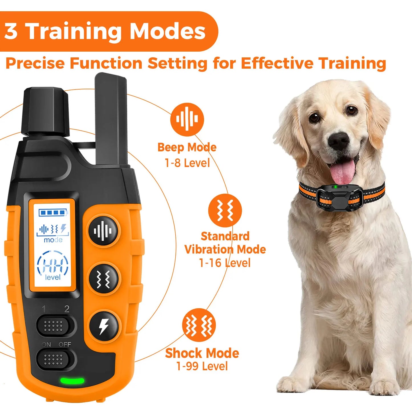 ProRange™ 3300Ft Waterproof Remote Dog Training Collar