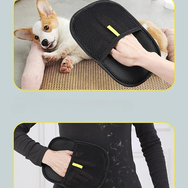 FurFree™ Pet Hair Remover Glove – Portable & Washable De-Shedding Mitt for Clothes & Furniture