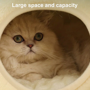 Froggo Cuddle Cave™ Plush Pet Bed - FurVenity