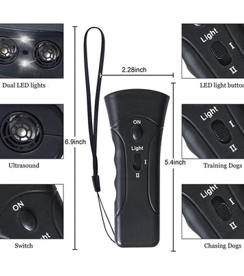BarkGuard™ Ultrasonic Dog Training Device – Anti-Barking & Behavior Correction