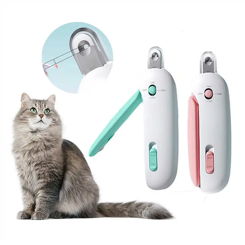 TrimGuard Nail Clippers in use on pet fur