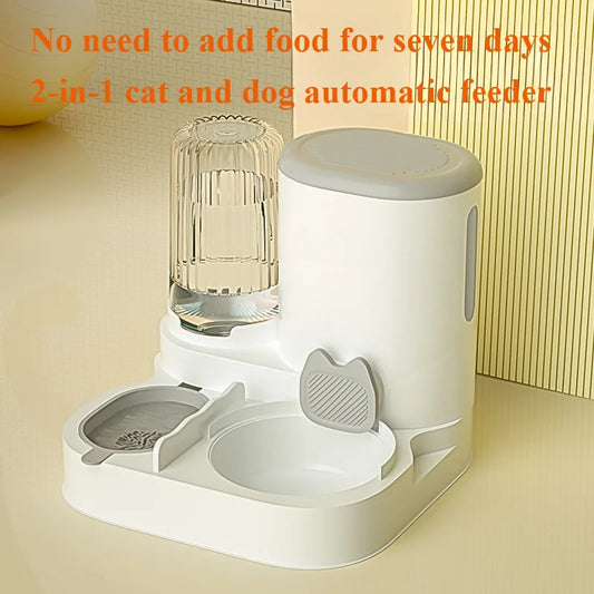 PawServe™ 2-in-1 Automatic Pet Feeder & Water Dispenser – For Cats & Dogs