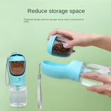Portable Pet Water & Food Bottle carried by hand