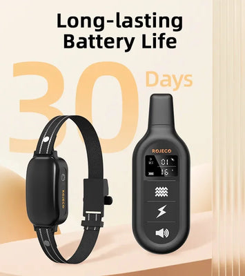 ROJECO SmartCharge™ Digital Dog Training Collar – Remote, Rechargeable & Waterproof