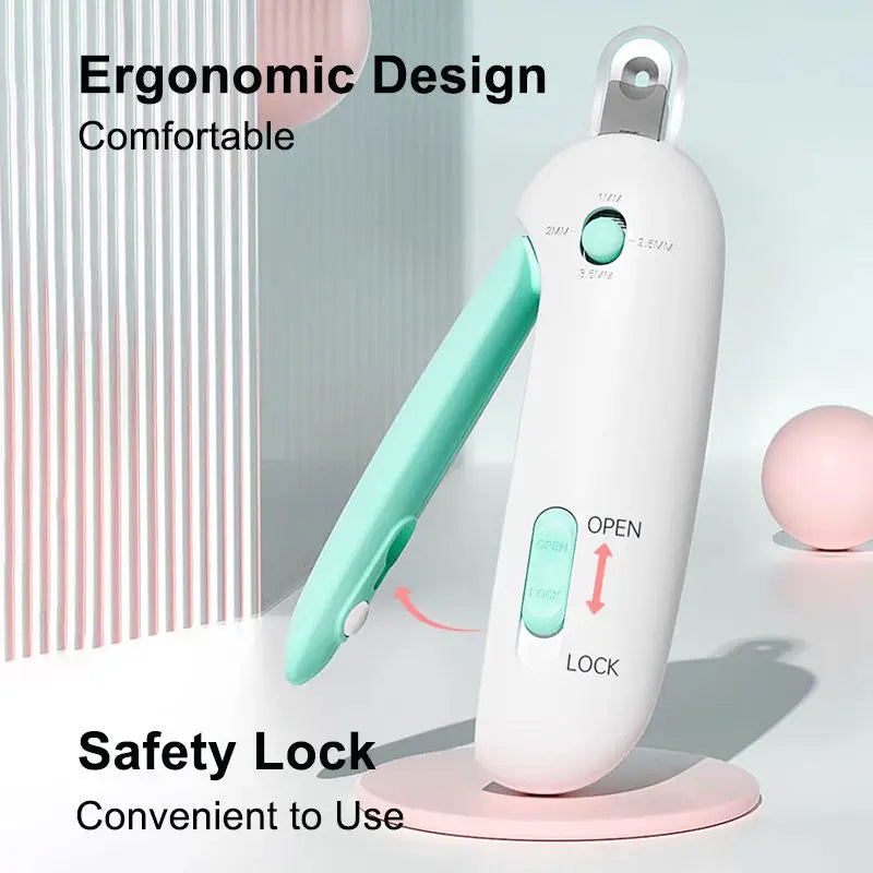 TrimGuard Nail Clippers collected pet hair result