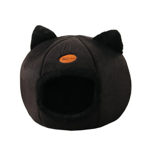 SnuggleNest™ Winter Cave Bed for Cats & Small Dogs - FurVenity