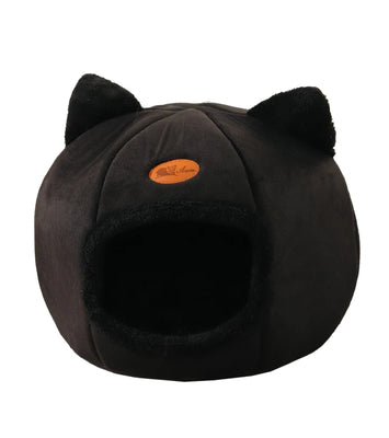 SnuggleNest™ Winter Cave Bed for Cats & Small Dogs