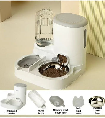 PawServe™ 2-in-1 Automatic Pet Feeder & Water Dispenser – For Cats & Dogs