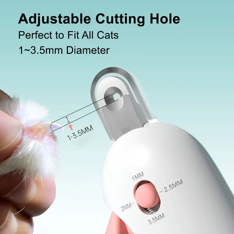 TrimGuard Nail Clippers self-cleaning button detail