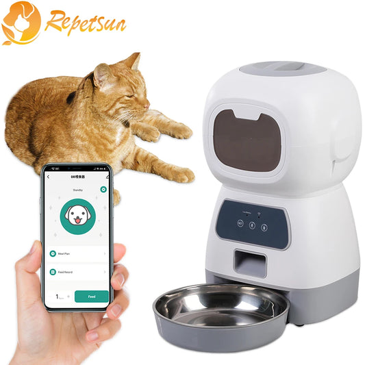 SmartSwirl™ Wi‑Fi Enabled Auto Pet Feeder (3.5L Capacity)