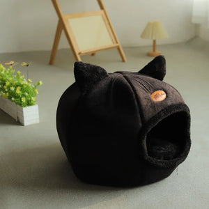 SnuggleNest™ Winter Cave Bed for Cats & Small Dogs - FurVenity