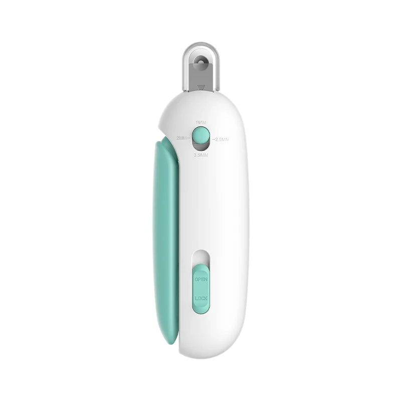 TrimGuard Nail Clippers in use on pet fur