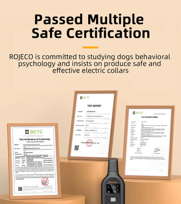 ROJECO SmartCharge™ Digital Dog Training Collar – Remote, Rechargeable & Waterproof