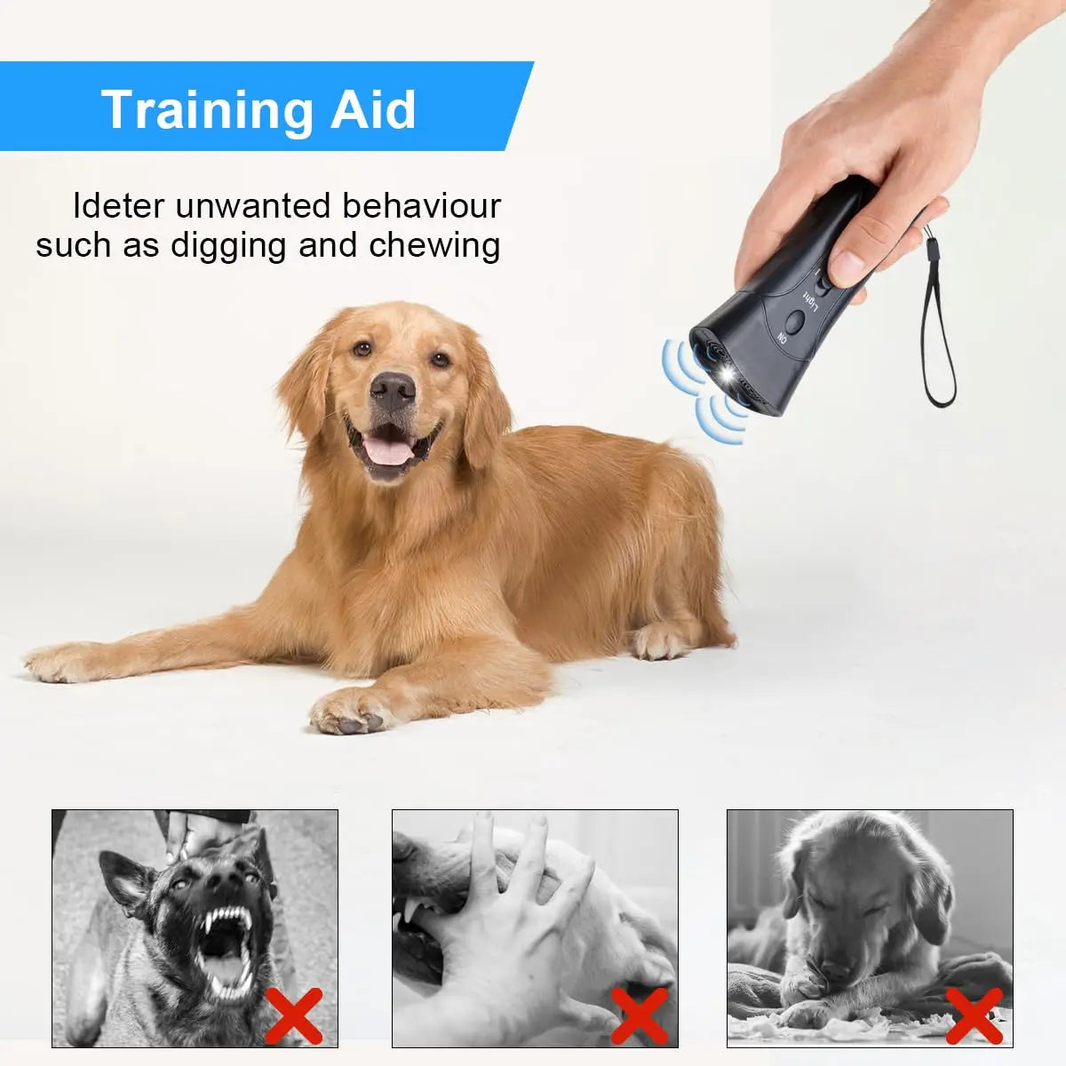BarkGuard™ Ultrasonic Dog Training Device – Anti-Barking & Behavior Correction
