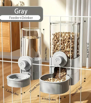 PawServe™ 2-in-1 Automatic Pet Feeder & Water Dispenser – For Cats & Dogs