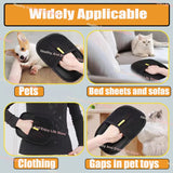Pet Grooming Glove Brush ergonomic handle grip