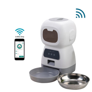 SmartSwirl™ Wi‑Fi Enabled Auto Pet Feeder (3.5L Capacity) - FurVenity