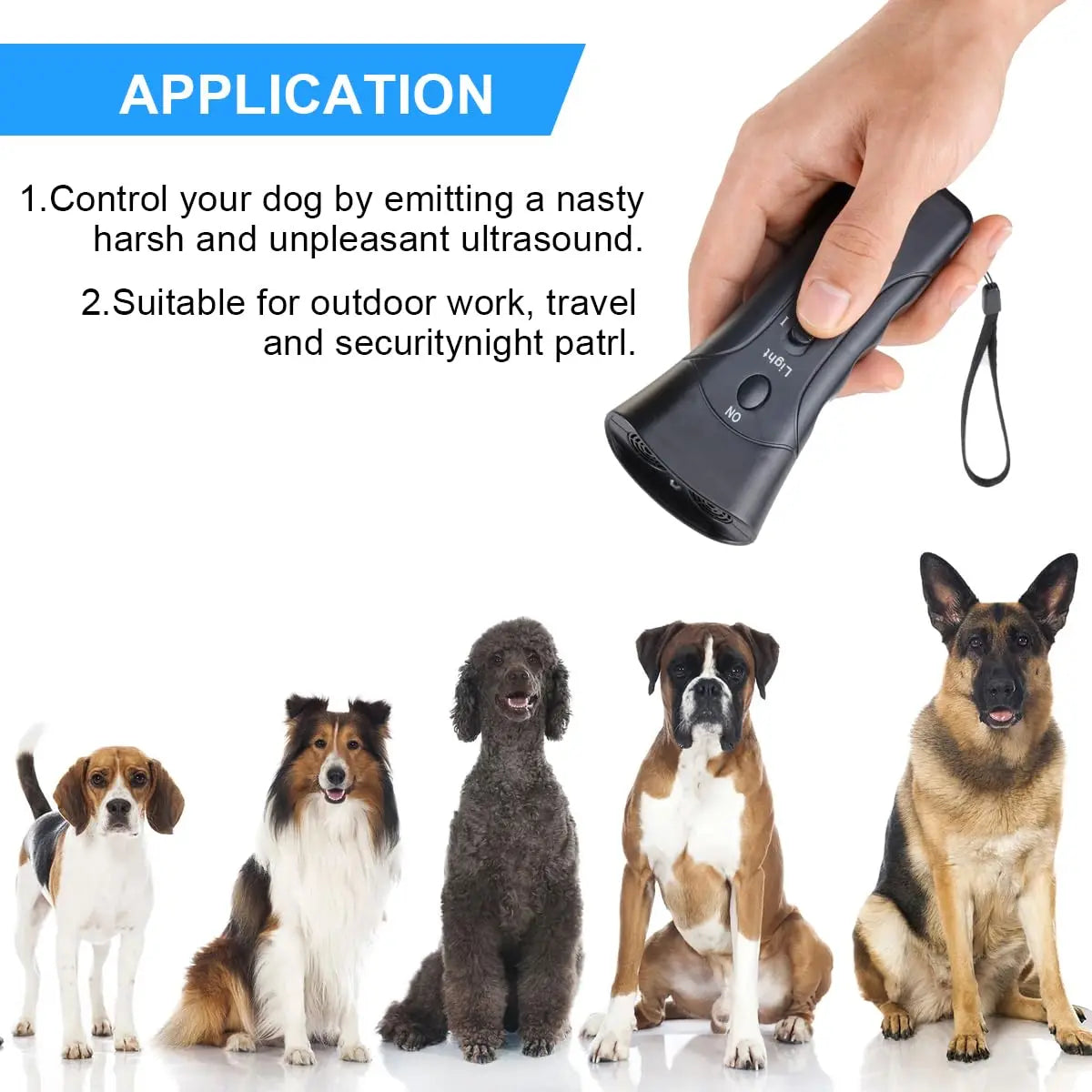 BarkGuard™ Ultrasonic Dog Training Device – Anti-Barking & Behavior Correction