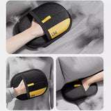 Pet Grooming Glove Brush in use on pet fur