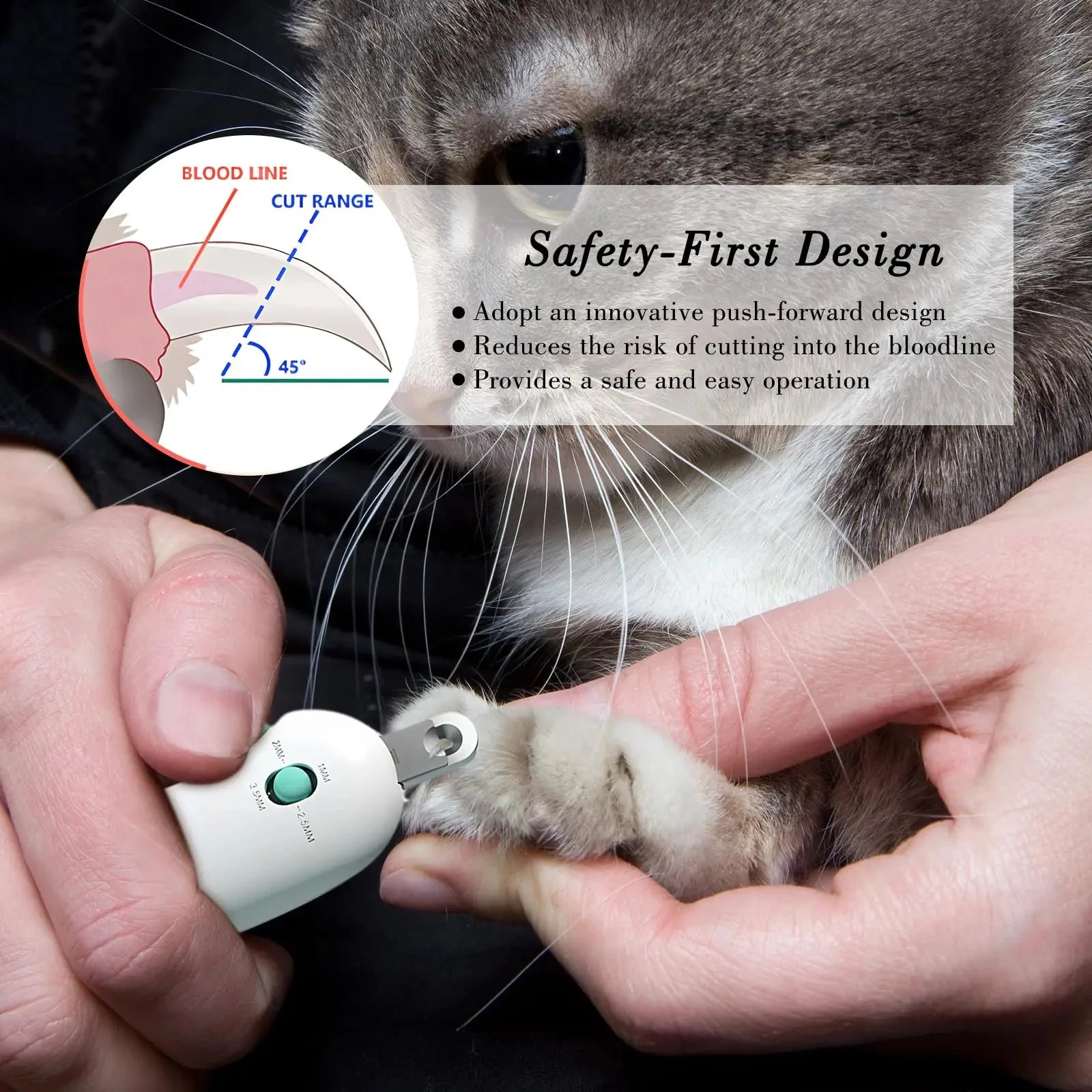 TrimGuard™ Precision Pet Nail Clippers