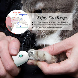 TrimGuard™ Precision Pet Nail Clippers