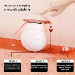 SmartChase™ Automatic Laser Toy – Hands-Free Entertainment for Indoor Cats - FurVenity