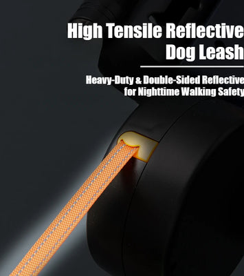 2-in-1 Retractable Dog Harness for Dual Dogs – Tangle-Free Walking Solution