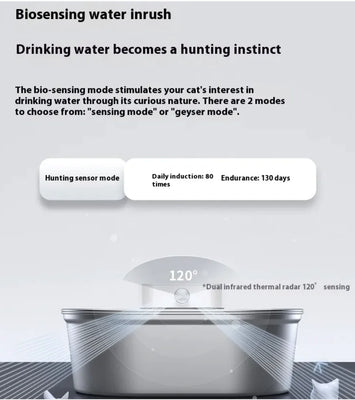 Uha Stainless Steel Automatic Pet Water Dispenser