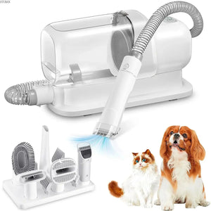 7-in-1 Pet Grooming Kit – All-in-One Hair Trimming, DE shedding & Cleaning System - FurVenity