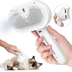 Easy-Clean Pet Grooming Comb – Self-Cleaning Brush for Effortless Deshedding