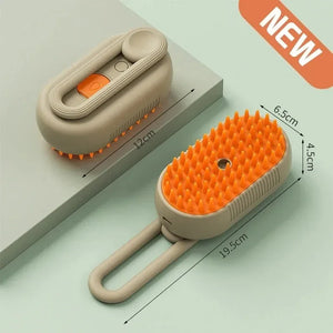 Feline Steam Groomer – Gentle Steam Brush for Deep Fur Cleaning & Comfort - FurVenity