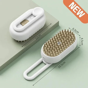 Feline Steam Groomer – Gentle Steam Brush for Deep Fur Cleaning & Comfort - FurVenity