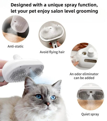 Easy-Clean Grooming Comb for Pets