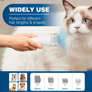 7-in-1 Pet Grooming Kit – All-in-One Hair Trimming, DE shedding & Cleaning System - FurVenity