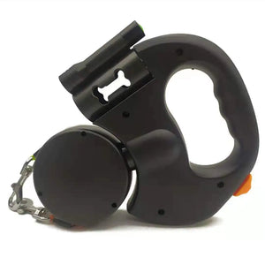 2-in-1 Retractable Dog Leash – Tangle-Free Control for Walking Two Dogs