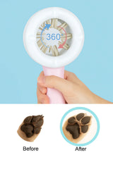 Portable Paw Cleaner soft-grip handle